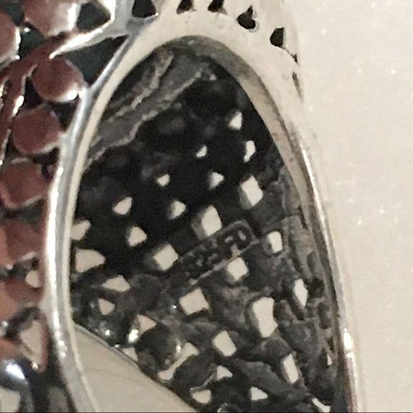 Turquoise Cabochon and Sterling Silver Basket Weave Ring Sz 7 or Sz 8 - Picture 8 of 12